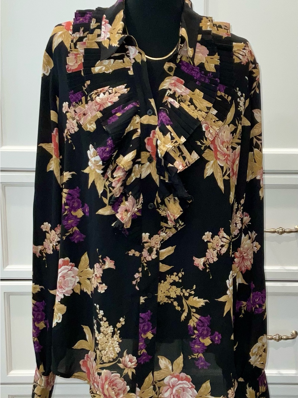Lauren Ralph Lauren Beautiful Fall Blouse BNWT!